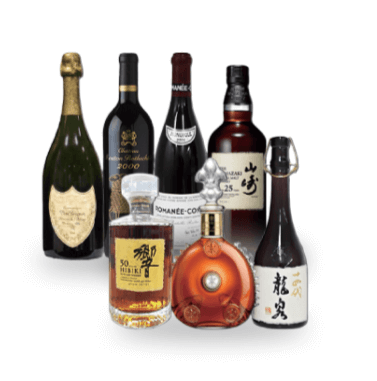 お酒の買取可能な品目の画像